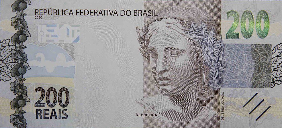Nota de 200 reais. Foto: Raphael Ribeiro/BCB